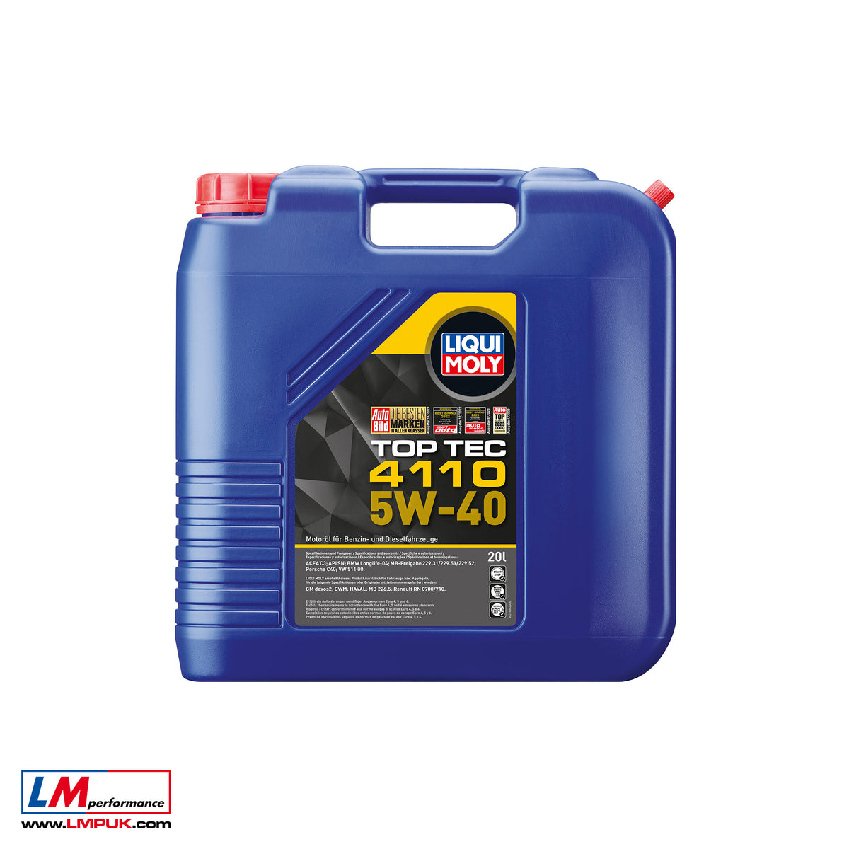 Top Tec 4110 5W-40 Engine Oil by LIQUI MOLY – LM Performance