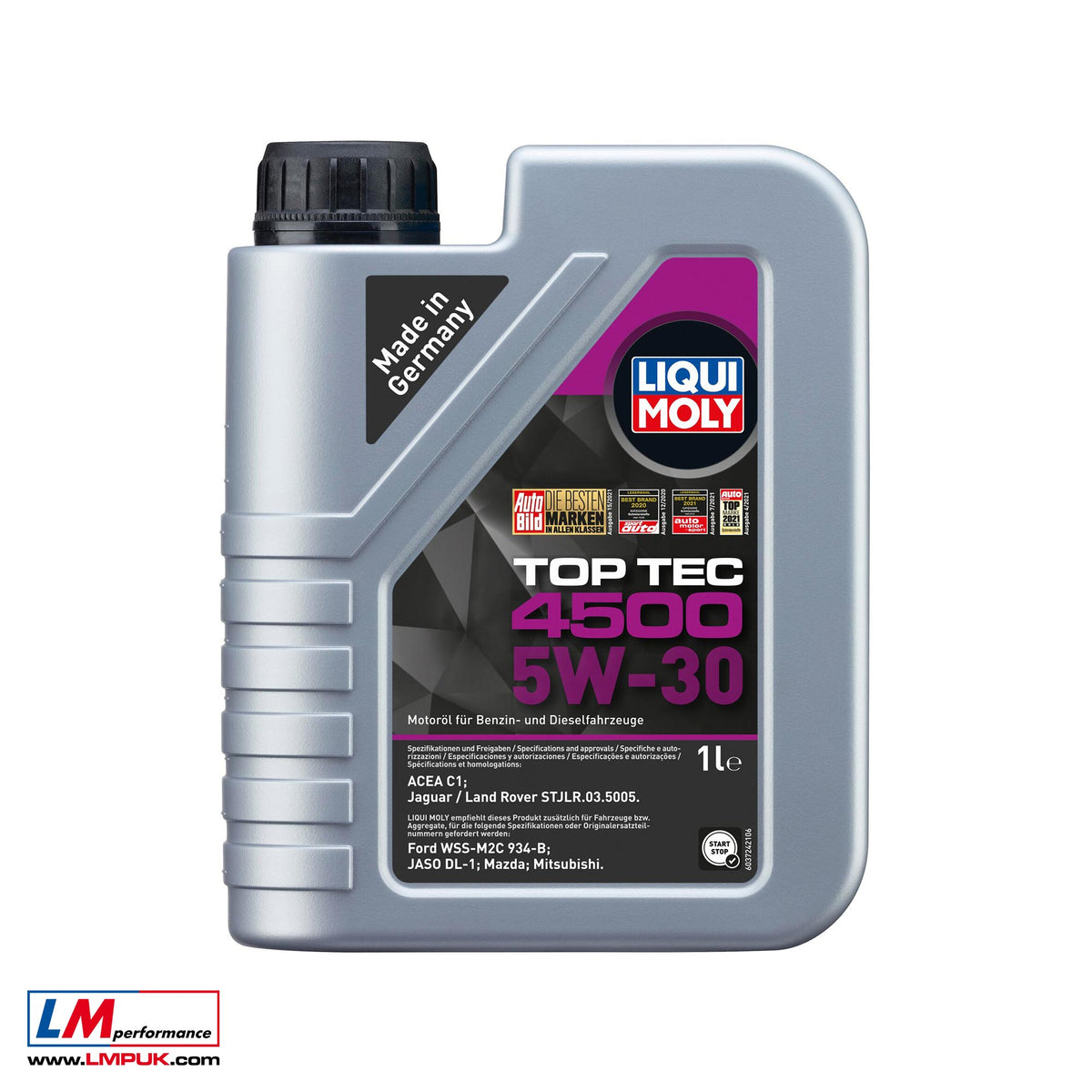 Top Tec 4500 5W-30 Engine Oil by LIQUI MOLY – LM Performance