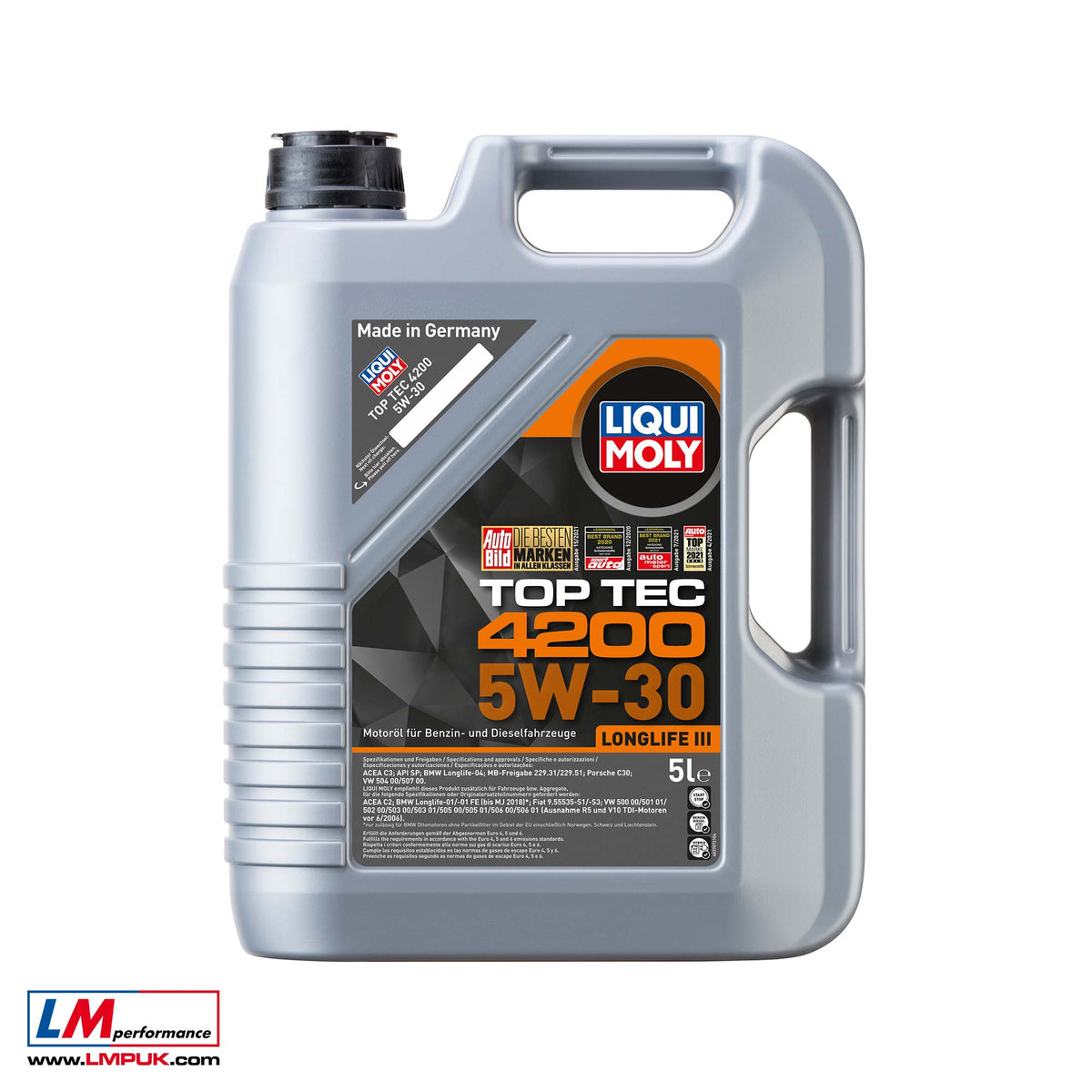 Top Tec 4200 5W-30 Engine Oil by LIQUI MOLY – LM Performance