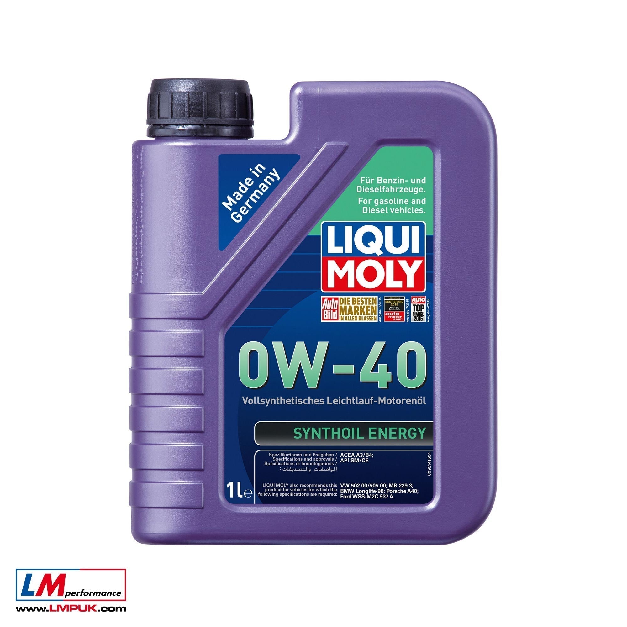 Synthoil Energy 0W-40 Engine Oil by LIQUI MOLY